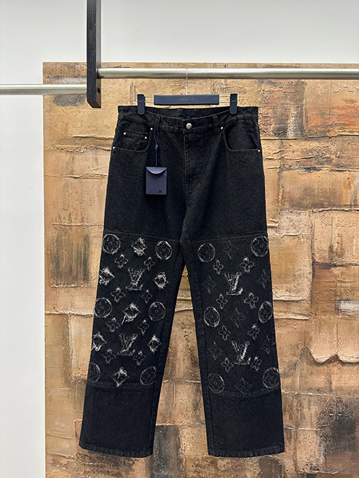 ルイヴィトン カットアウトジーンズ