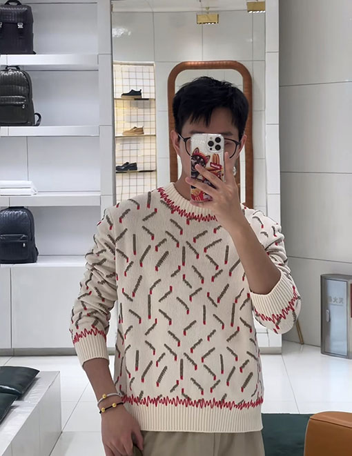 ボッテガヴェネタ マッチ棒ニットウェア