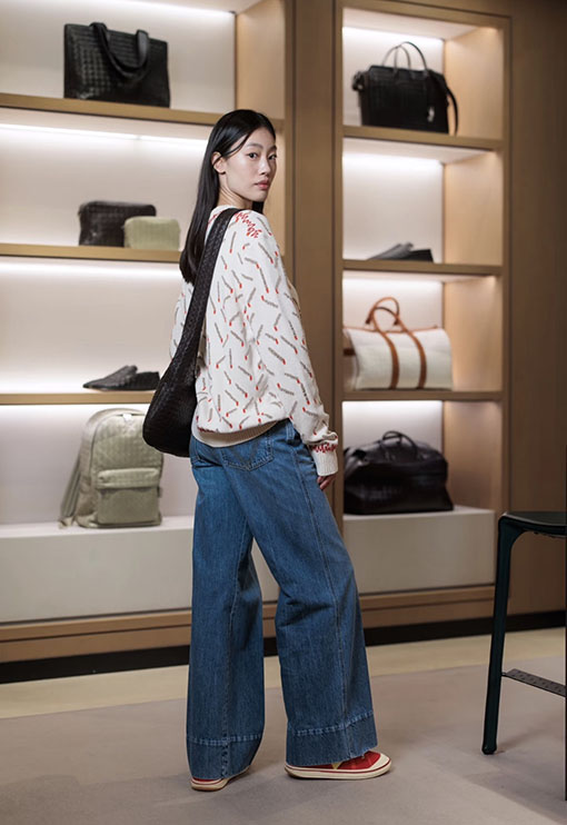 ボッテガヴェネタ マッチ棒ニットウェア