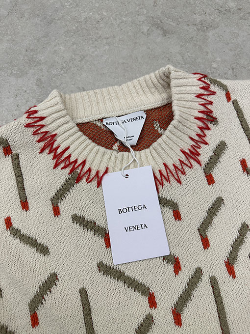 ボッテガヴェネタ マッチ棒ニットウェア