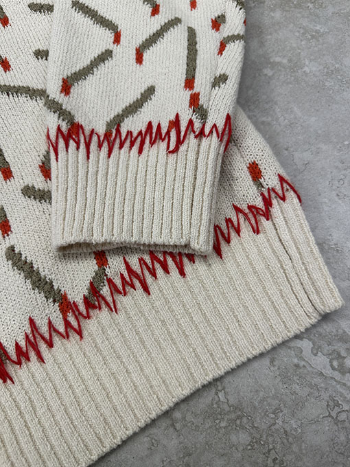 ボッテガヴェネタ マッチ棒ニットウェア