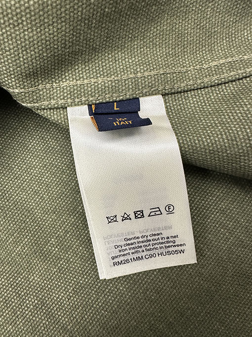 ルイヴィトンスーパーコピー モノグラムパッチワークワークウェアキャンバスシャツ