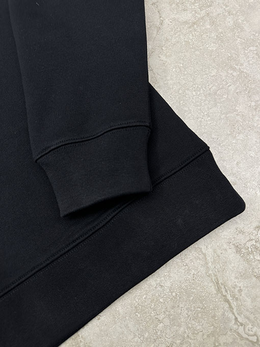 ロエベ コラボレーションレザーパッチポケットパーカー