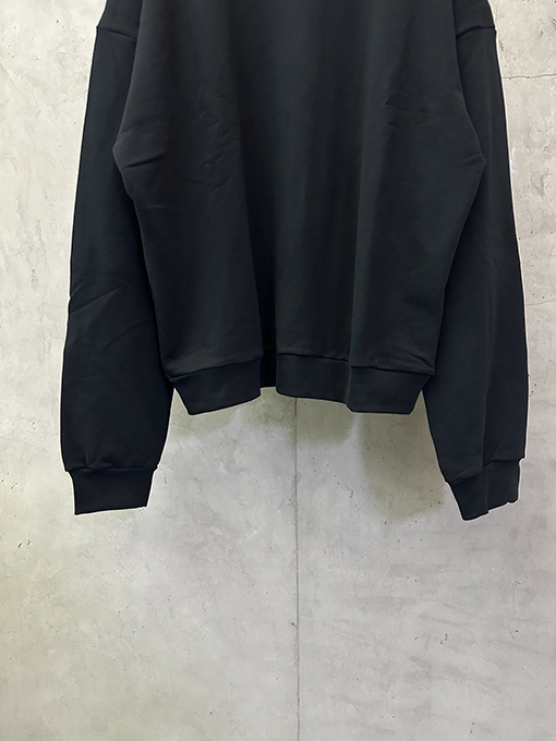 バレンシアガ balenciaga シャツカラーのパッチワークフェイクツーピーススウェットシャツ