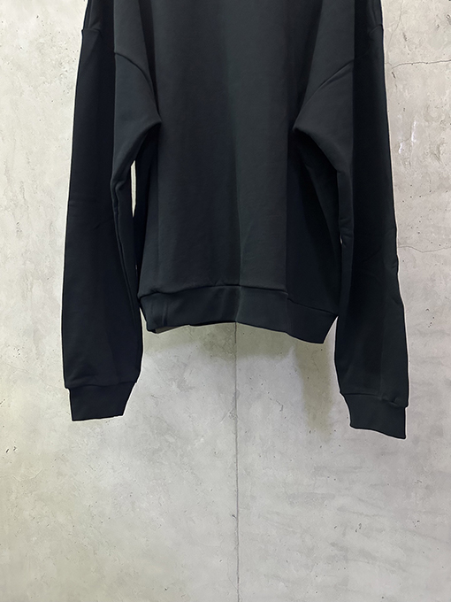 バレンシアガ balenciaga シャツカラーのパッチワークフェイクツーピーススウェットシャツ