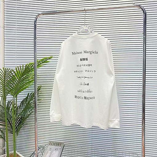 マルタンマルジェラ Maison Margiela MM6 初秋の人気ファッション長袖シャツ