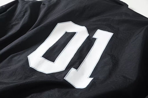 バレンシアガ Balenc1aga ハーフリング01刺繍バスケットボールウィンドブレーカージャケット