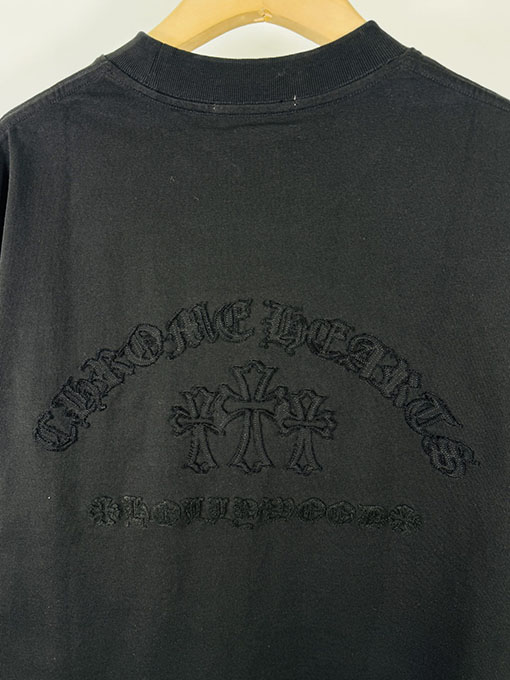 クロムハーツ 馬蹄のクロスアップリケ刺繍りカップルカジュアル長袖シャツ