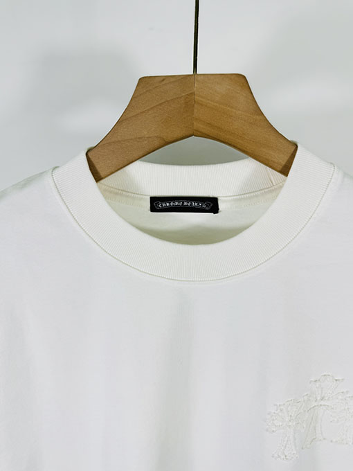 クロムハーツ 馬蹄のクロスアップリケ刺繍りカップルカジュアル長袖シャツ