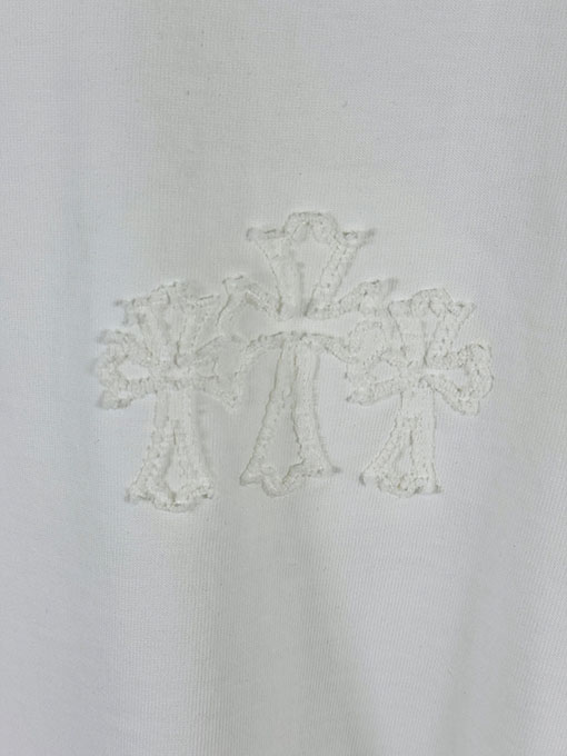 クロムハーツ 馬蹄のクロスアップリケ刺繍りカップルカジュアル長袖シャツ