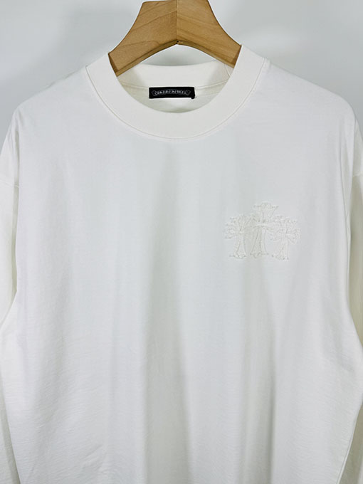 クロムハーツ 馬蹄のクロスアップリケ刺繍りカップルカジュアル長袖シャツ