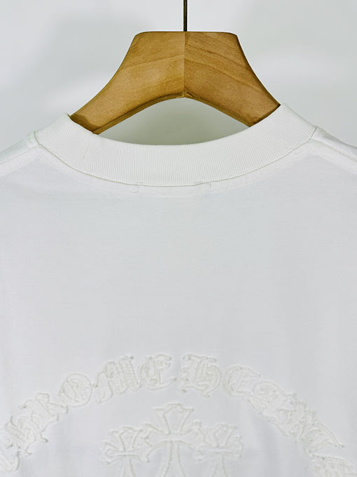 クロムハーツ 馬蹄のクロスアップリケ刺繍りカップルカジュアル長袖シャツ