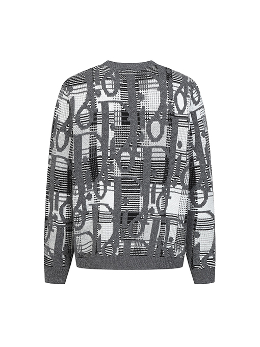 ディオールスーパーコピー oblique プリントウールジャカードニットウェアシリーズ