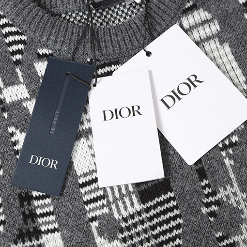 ディオールスーパーコピー oblique プリントウールジャカードニットウェアシリーズ