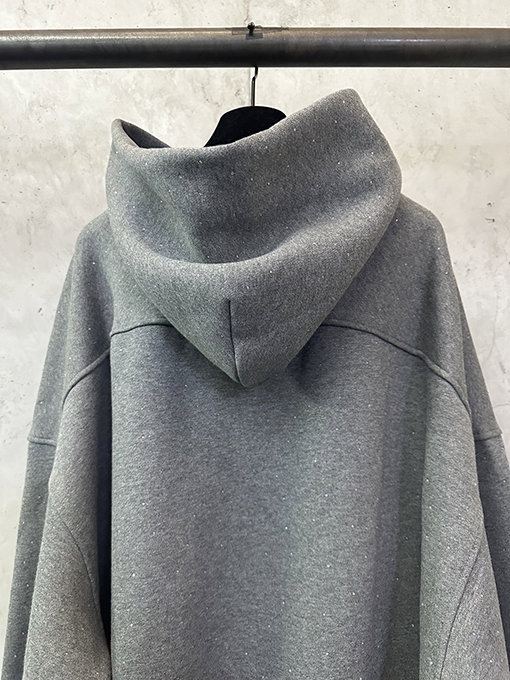 アレキサンダーワン Alexander wang 新作ラインストーンロゴジッパースウェットシャツジャケット