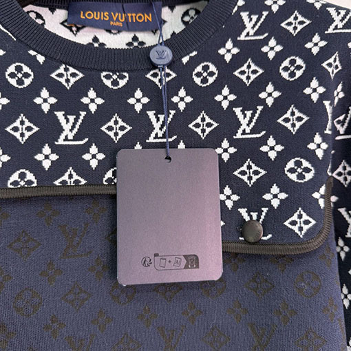 ルイヴィトンコピー 新しいジャカードパッチワークニットウェア