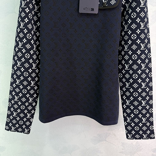 ルイヴィトンコピー 新しいジャカードパッチワークニットウェア