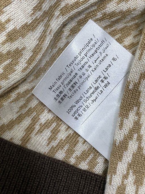 ルイヴィトンコピー Vネックジャカードニットカーディガン