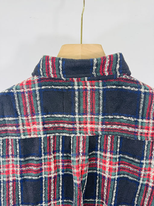 クロムハーツ チェック柄の長袖シャツ