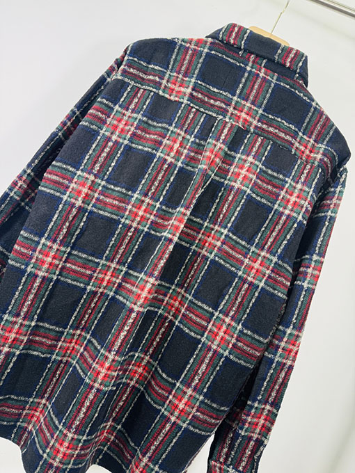 クロムハーツ チェック柄の長袖シャツ