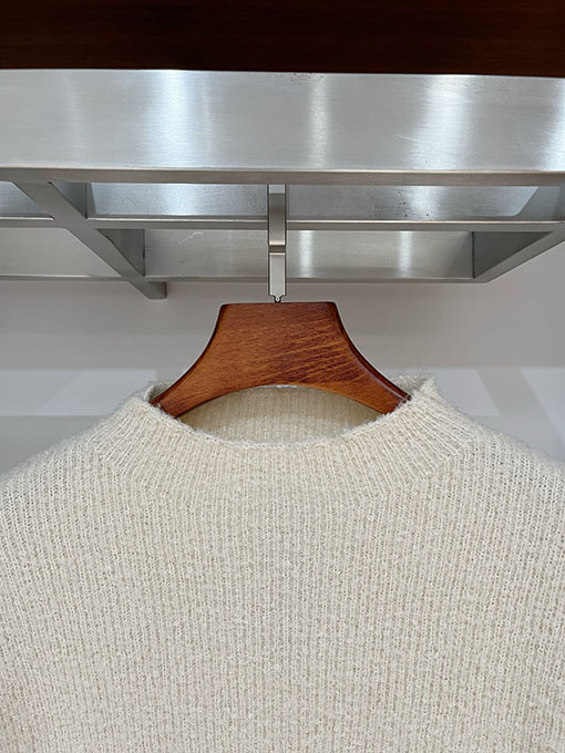 クロムハーツコピー クロスニットジャカードアップリケ刺繍ラウンドセーター