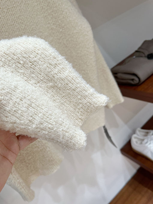 クロムハーツコピー クロスニットジャカードアップリケ刺繍ラウンドセーター