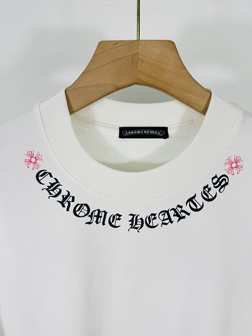 クロムハーツ 馬蹄クロス3Dプリント カップル カジュアル 長袖シャツ