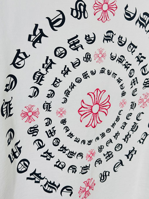 クロムハーツ 馬蹄クロス3Dプリント カップル カジュアル 長袖シャツ