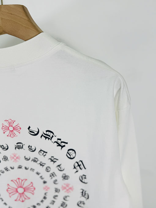 クロムハーツ 馬蹄クロス3Dプリント カップル カジュアル 長袖シャツ