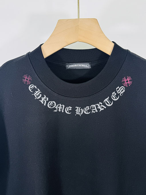 クロムハーツ 馬蹄クロス3Dプリント カップル カジュアル 長袖シャツ