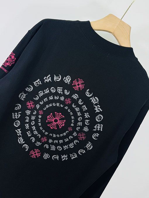 クロムハーツ 馬蹄クロス3Dプリント カップル カジュアル 長袖シャツ