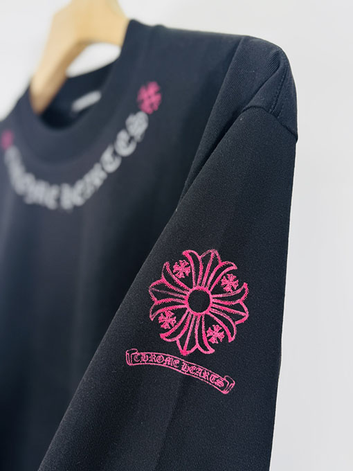 クロムハーツ 馬蹄クロス3Dプリント カップル カジュアル 長袖シャツ