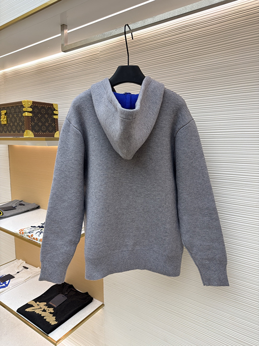 セリーヌ 凱旋門ジャカードロゴニットパーカー