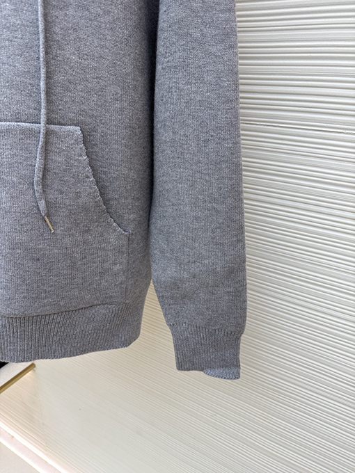 セリーヌ 凱旋門ジャカードロゴニットパーカー