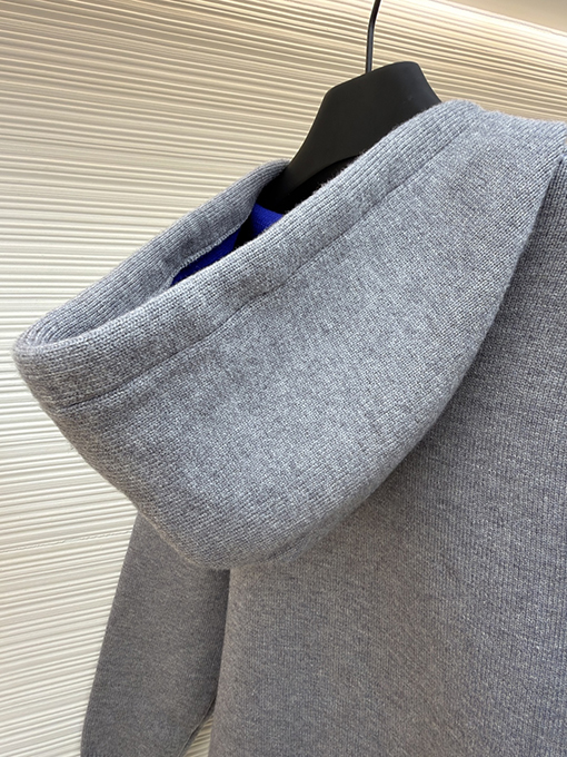 セリーヌ 凱旋門ジャカードロゴニットパーカー