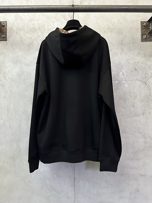 フェンディスーパーコピーミニFFロゴ グレー オーバーフィット パーカー