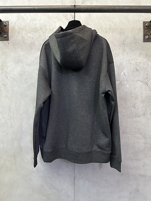 フェンディスーパーコピーミニFFロゴ グレー オーバーフィット パーカー