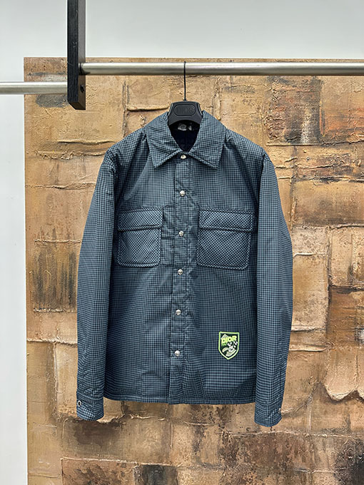 ディオール チェック柄コットンコート