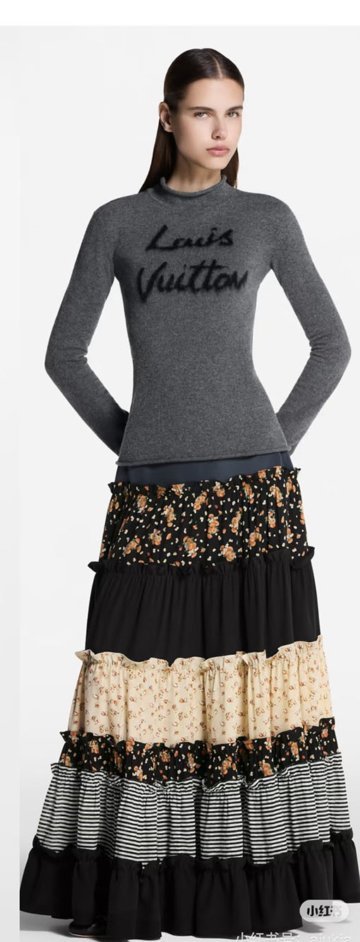 ルイヴィトンスーパーコピー レターニット長袖セーター