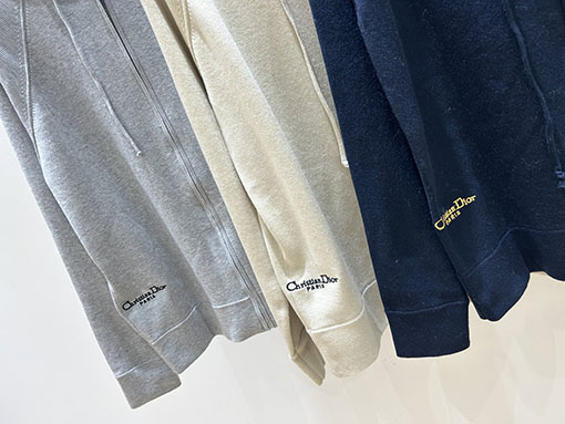 ディオールスーパーコピー バック刺繍レターバタフライニットフードカーディガン