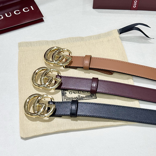 グッチ 新しいナッパカーフスキンベルト