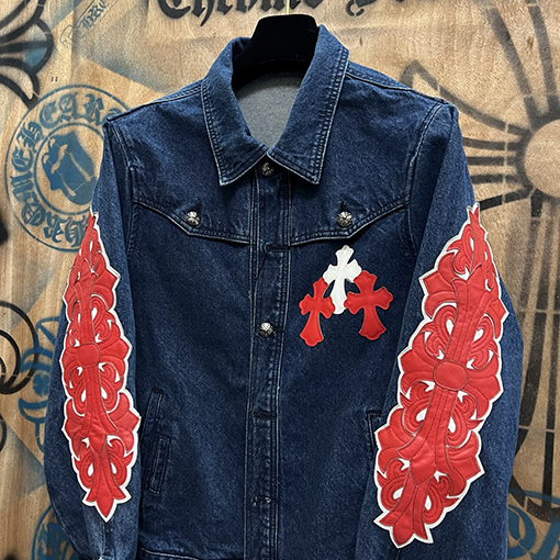 クロムハーツ パッチワークデニムジャケット