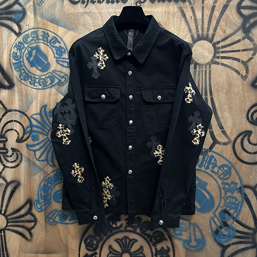 クロムハーツ ツイルパッチワークデニムジャケット