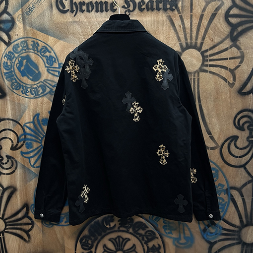 クロムハーツ ツイルパッチワークデニムジャケット