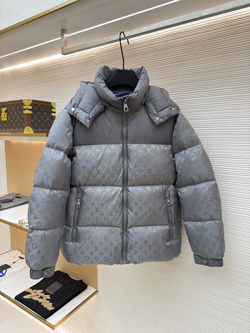 ルイヴィトンスーパーコピー パッチワークプリントダウンジャケット