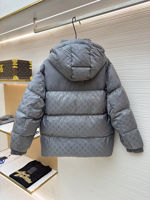 ルイヴィトンスーパーコピー パッチワークプリントダウンジャケット