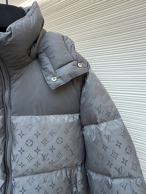 ルイヴィトンスーパーコピー パッチワークプリントダウンジャケット