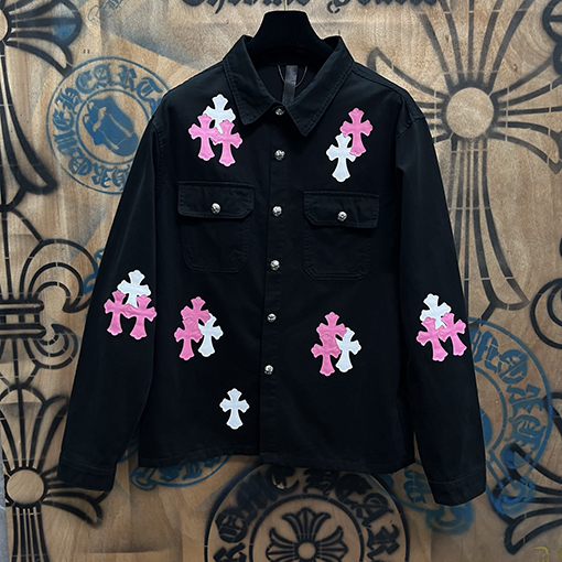 クロムハーツ 新モデルパッチワークデニムジャケット
