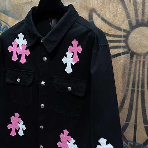 クロムハーツ 新モデルパッチワークデニムジャケット