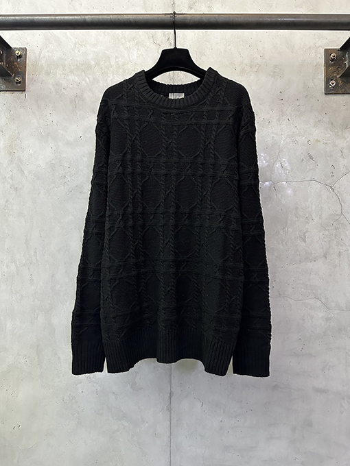ディオール カシミア生地のカナージュニットセーター
